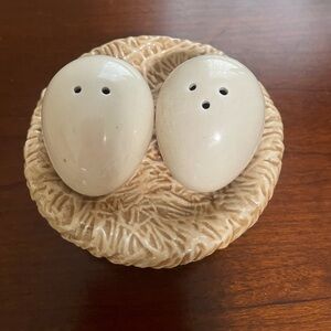 Eggs in Nest Salt and Pepper Shakers